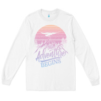 White The Adventure Begins Long Sleeve Tee - Bettercallsaul