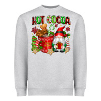 Heather Grey hot cocoa Heavyweight Sweatshirt - texasbilliewilder