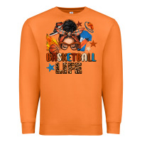 Carrot basketball life messy bun Premium Sweatshirt - FaDigitalArtStudio