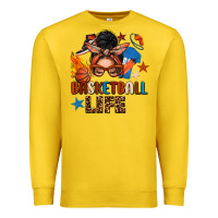 Lemon basketball life messy bun Premium Sweatshirt - FaDigitalArtStudio