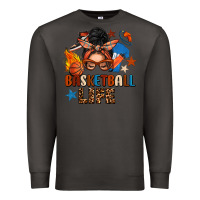 Smoke basketball life messy bun Premium Sweatshirt - FaDigitalArtStudio
