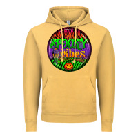 Vintage Mustard halloween round earrings 2 Vintage Hoodie - BundleAndBundleShop