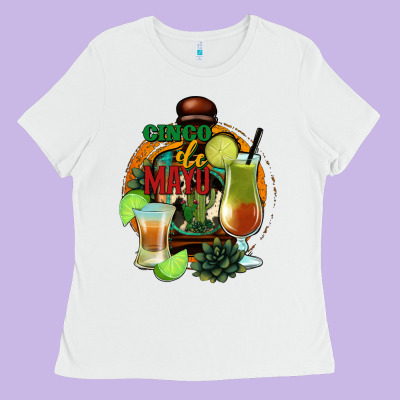 Cinco De Mayo Ladies Tee Designed By Jasminsmagicworld