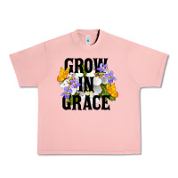 Salmon Grow In Grace Urban Heavy Tee - LillyAllenDesigns