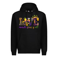 Black love. ardi gras y'all Premium Hoodie - OliviaCreatesArt