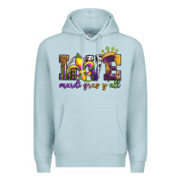 Blue Mist love. ardi gras y'all Premium Hoodie - OliviaCreatesArt