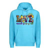 Ocean Blue love. ardi gras y'all Premium Hoodie - OliviaCreatesArt