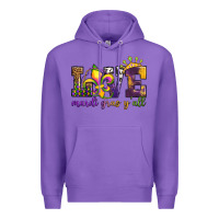 Purple love. ardi gras y'all Premium Hoodie - OliviaCreatesArt
