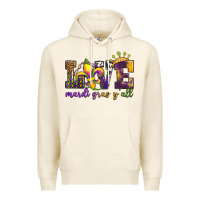 Tofu love. ardi gras y'all Premium Hoodie - OliviaCreatesArt