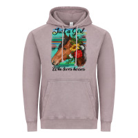 Vintage Zinc just a girl who loves horseshoe Vintage Hoodie - RanaPortraitStore