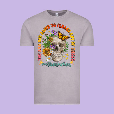 Not Alive To Please Vintage Tee Designed By Lillyallendesigns