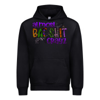 Black almost bat shit crayz Urban Hoodie - SublimationCraftShop