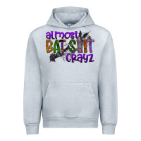 Heather Grey almost bat shit crayz Urban Hoodie - SublimationCraftShop
