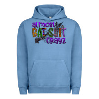 Pigment Pebble Blue almost bat shit crayz Urban Hoodie - SublimationCraftShop