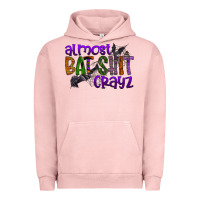 Pigment Salmon almost bat shit crayz Urban Hoodie - SublimationCraftShop
