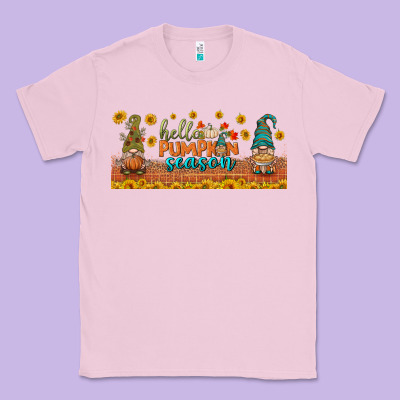 Hello Pumpkin Season Libbey Glass Classic Tee Designed By Bundleandbundleshop