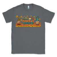 Charcoal Heather hello pumpkin season libbey glass Classic Tee - BundleAndBundleShop