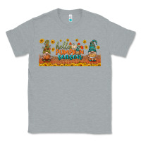 Heather Grey hello pumpkin season libbey glass Classic Tee - BundleAndBundleShop