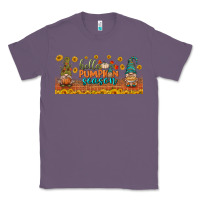 Lavender hello pumpkin season libbey glass Classic Tee - BundleAndBundleShop