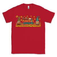 Red hello pumpkin season libbey glass Classic Tee - BundleAndBundleShop