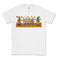 White hello pumpkin season libbey glass Classic Tee - BundleAndBundleShop