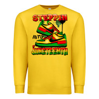 Lemon steppin' into juneteenth Premium Sweatshirt - FaDigitalArtStudio