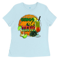 Baby Blue Cinco De Mayo Ladies Tee - Jasminsmagicworld