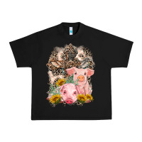 Black Western Pigs with Crosses Urban Heavy Tee - LillyAllenDesigns