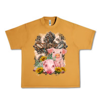 Peanut Butter Western Pigs with Crosses Urban Heavy Tee - LillyAllenDesigns