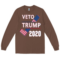 Chestnut Veto Trump 2020 Long Sleeve Tee - Bettercallsaul
