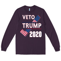 Plum Veto Trump 2020 Long Sleeve Tee - Bettercallsaul