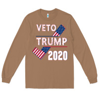 Toasted Coconut Veto Trump 2020 Long Sleeve Tee - Bettercallsaul