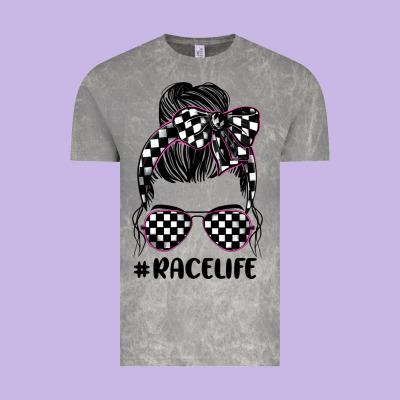 Race Life Vintage Tee Designed By Jahusdesignshop
