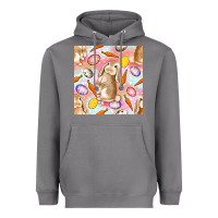 Storm Happy Easter Bunny Seamless Pattern Heavyweight Hoodie - BundleAndBundleShop
