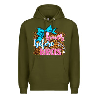 Army Green bows before bros olivia Premium Hoodie - OliviaCreatesArt