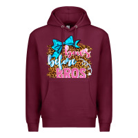 Burgundy bows before bros olivia Premium Hoodie - OliviaCreatesArt