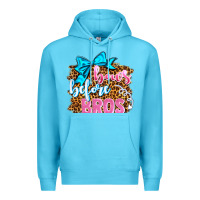 Ocean Blue bows before bros olivia Premium Hoodie - OliviaCreatesArt