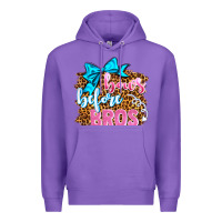 Purple bows before bros olivia Premium Hoodie - OliviaCreatesArt