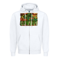 White One lucky Cowboy St. Patrick's Day Zipper Hoodie - CowGirlArtShop