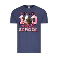 Vintage Denim holy cow 100 days of school Vintage Tee - LillyAllenDesigns