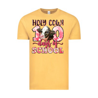Vintage Mustard holy cow 100 days of school Vintage Tee - LillyAllenDesigns