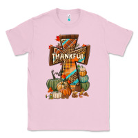 Bubblegum Pink thankful fall cross Classic Tee - BundleAndBundleShop