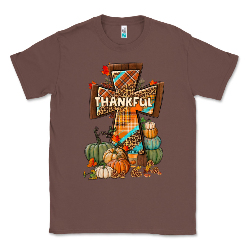 Thankful Fall Cross Classic Tee by BundleAndBundleShop | Teevron