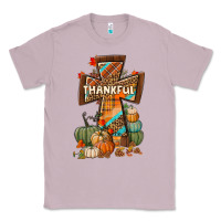 Lilac thankful fall cross Classic Tee - BundleAndBundleShop