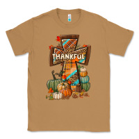Toasted Coconut thankful fall cross Classic Tee - BundleAndBundleShop