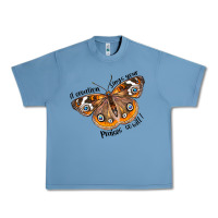 Pebble Blue If Creation Sings Your Praises So Will I Urban Heavy Tee - LillyAllenDesigns
