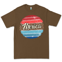 Cacao leopard merica Premium Tee - MaliasSmallBusiness