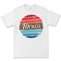 White leopard merica Premium Tee - MaliasSmallBusiness