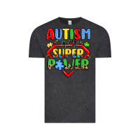 Vintage Black autism is my superpower Vintage Tee - LillyAllenDesigns