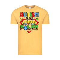 Vintage Mustard autism is my superpower Vintage Tee - LillyAllenDesigns
